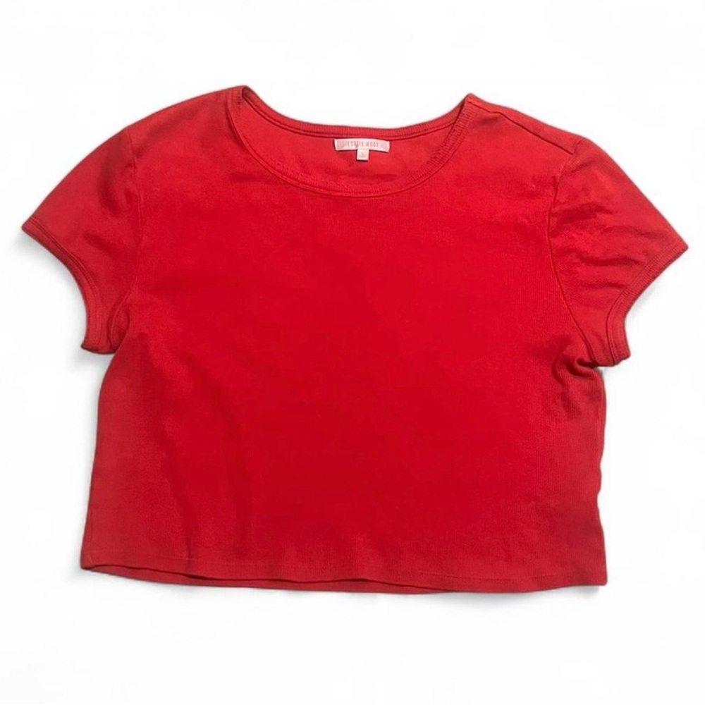 Pacsun Red Cropped Tee